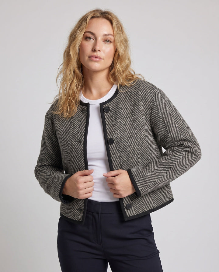 Kurtka Damska Stylowa Casualowa Elegancka