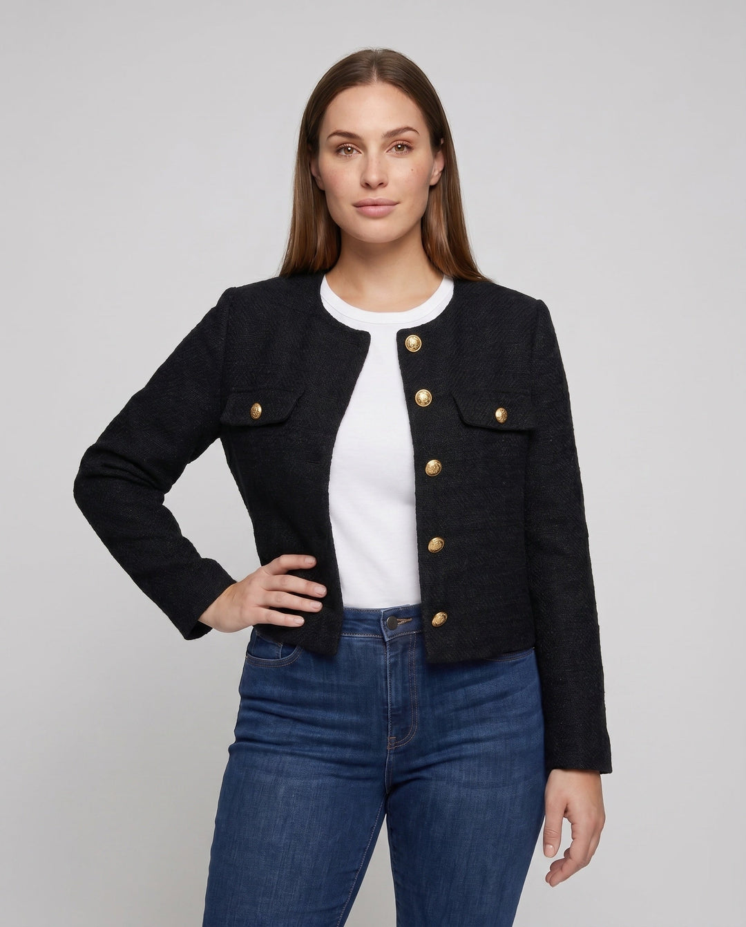 Kurtka Damska Stylowa Elegancka Lekka
