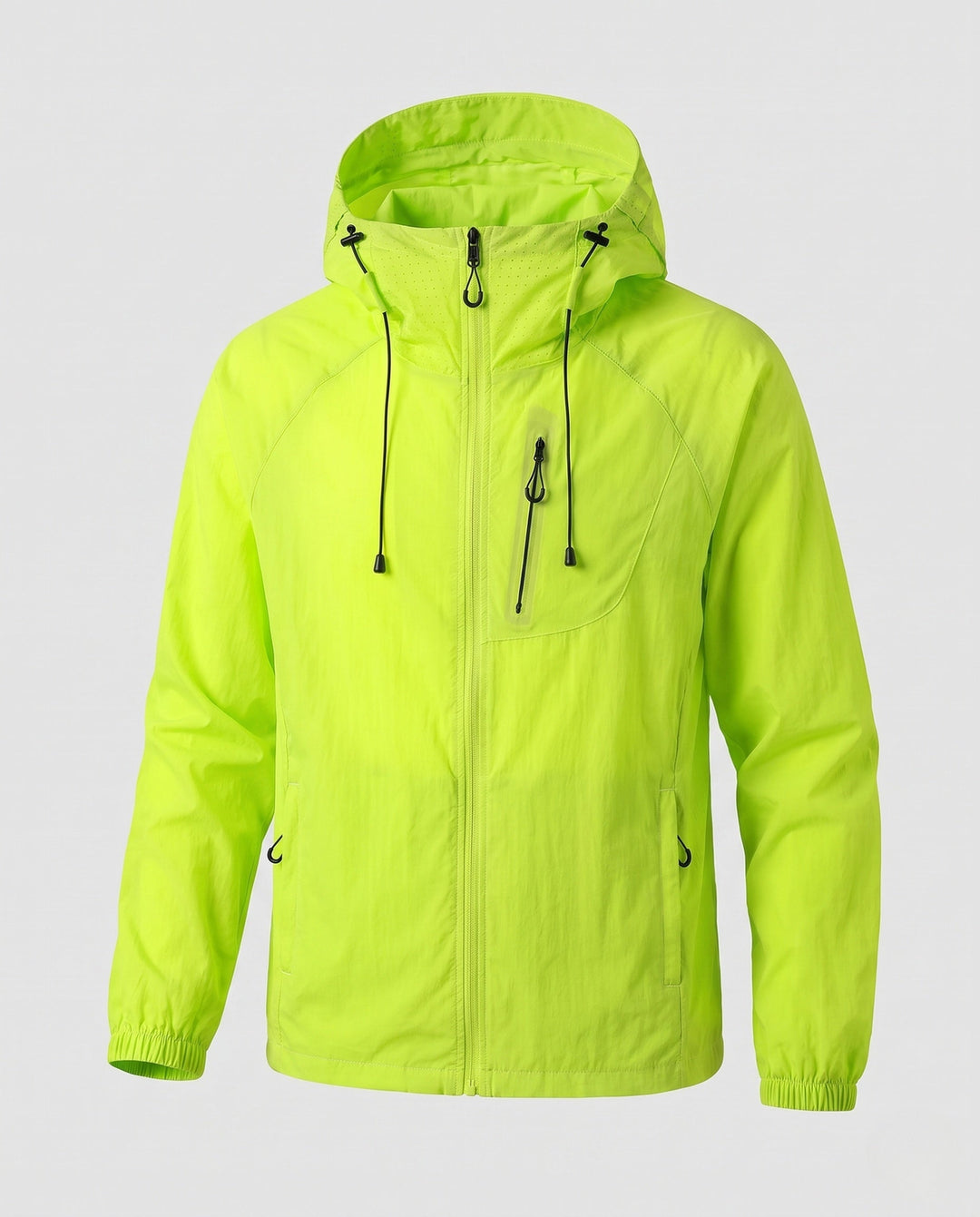 Damska high-performance wiatrówka z reflective elements i regulowany kaptur Fason