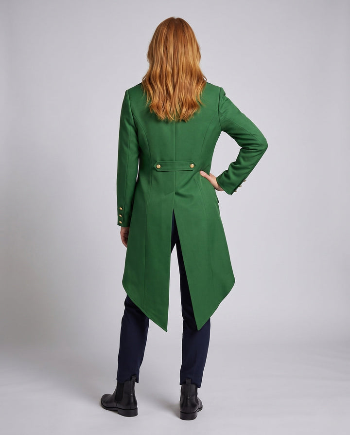 Damska vintage-Styl costume kurtka z asymmetrical Dół
