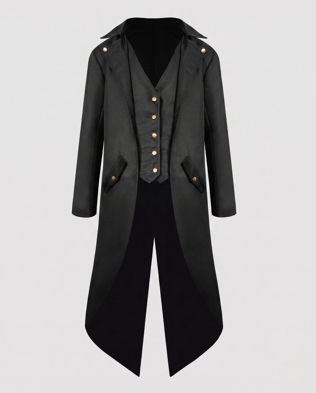 Damska vintage-Styl costume kurtka z asymmetrical Dół