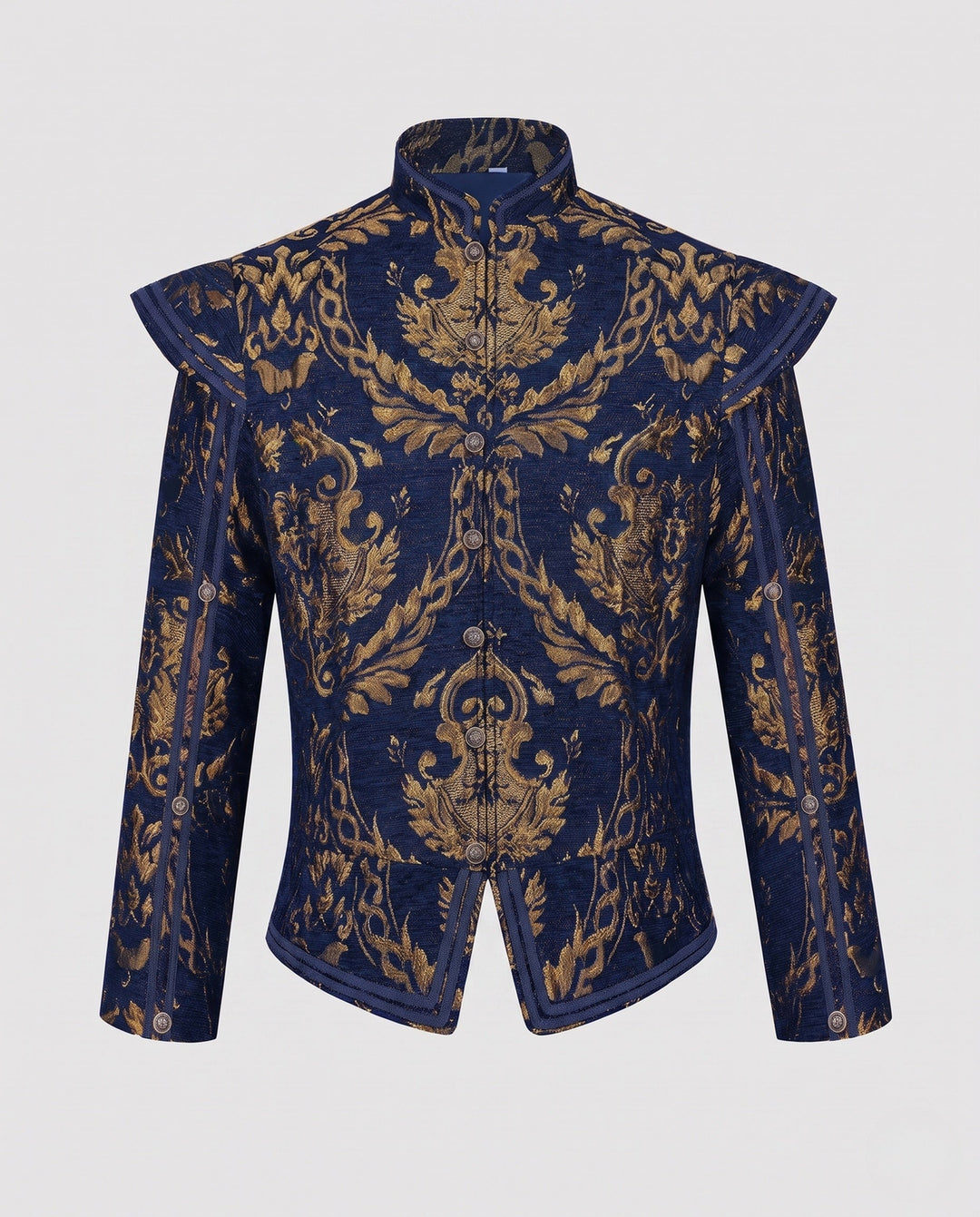 Damska Luxurious Jacquard kurtka z Intricate Embroidery Lumaza