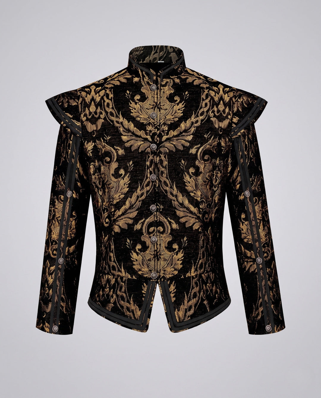 Damska Luxurious Jacquard kurtka z Intricate Embroidery Lumaza