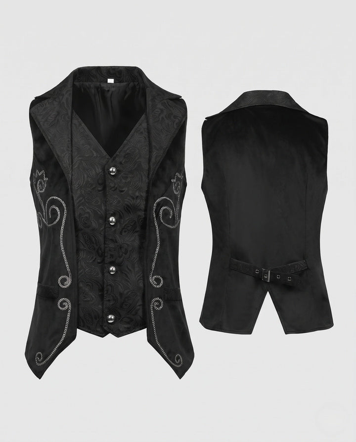 Damska elegancka kamizelka z Elaborate Embroidery Lumaza