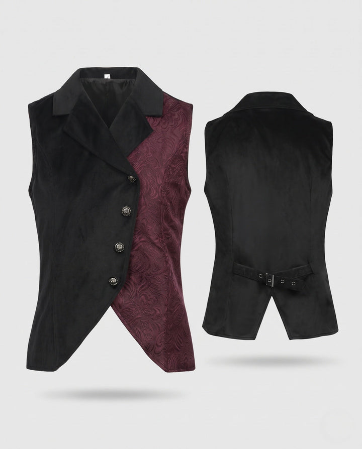 Damska elegancka kamizelka z Elaborate Embroidery Lumaza
