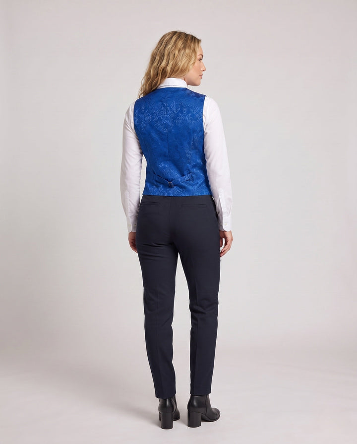 Damska elegancka kamizelka z elaborate ruffle detail Lumaza