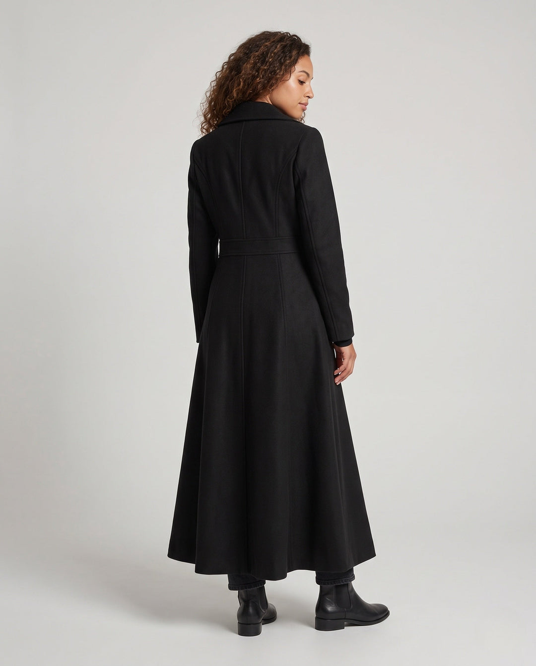 Damska elegancka i Stylish Maxi płaszcz Lumaza