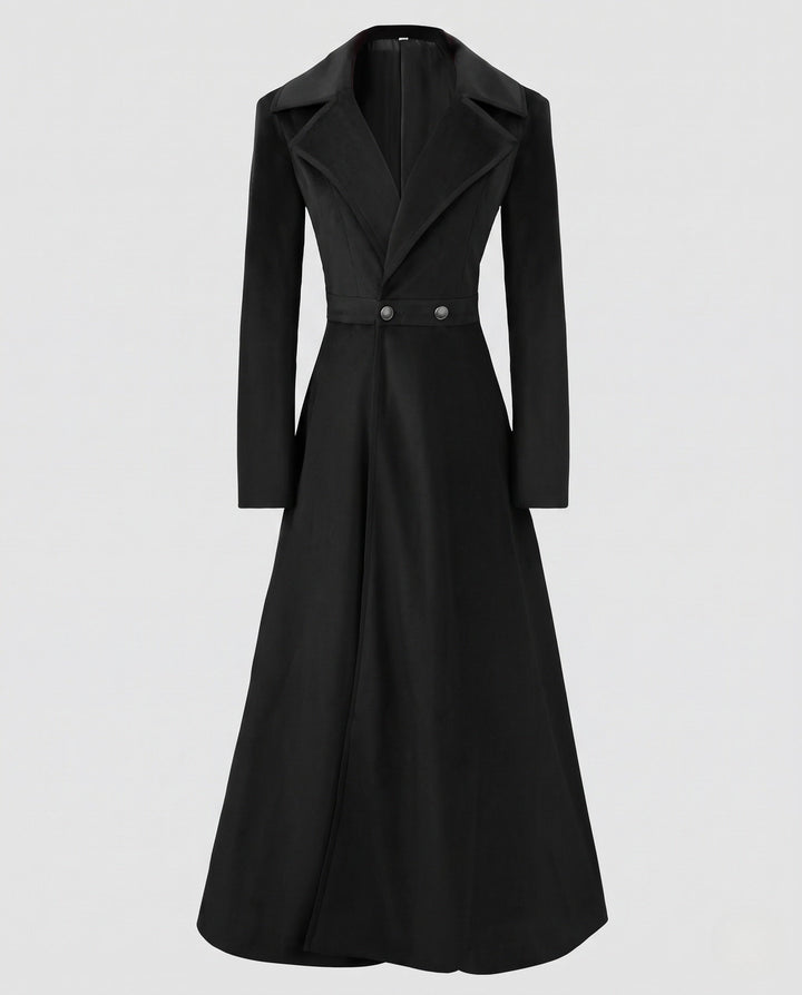 Damska elegancka i Stylish Maxi płaszcz Lumaza