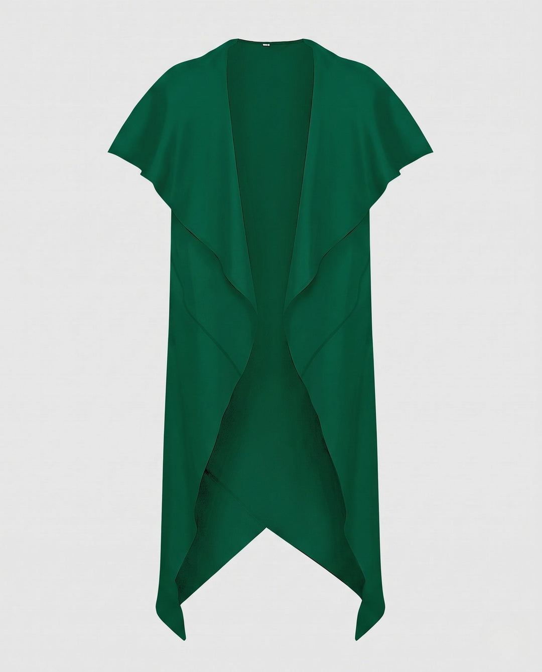 Damska elegancka kopertowa cloak made of flowing fabric Lumaza
