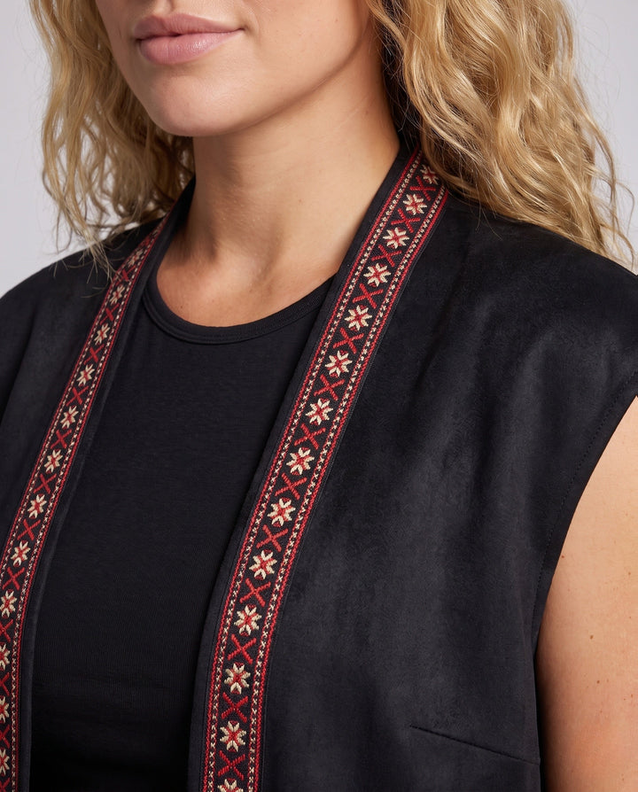 Damska luxury kamizelka z elaborate embroidery Lumaza