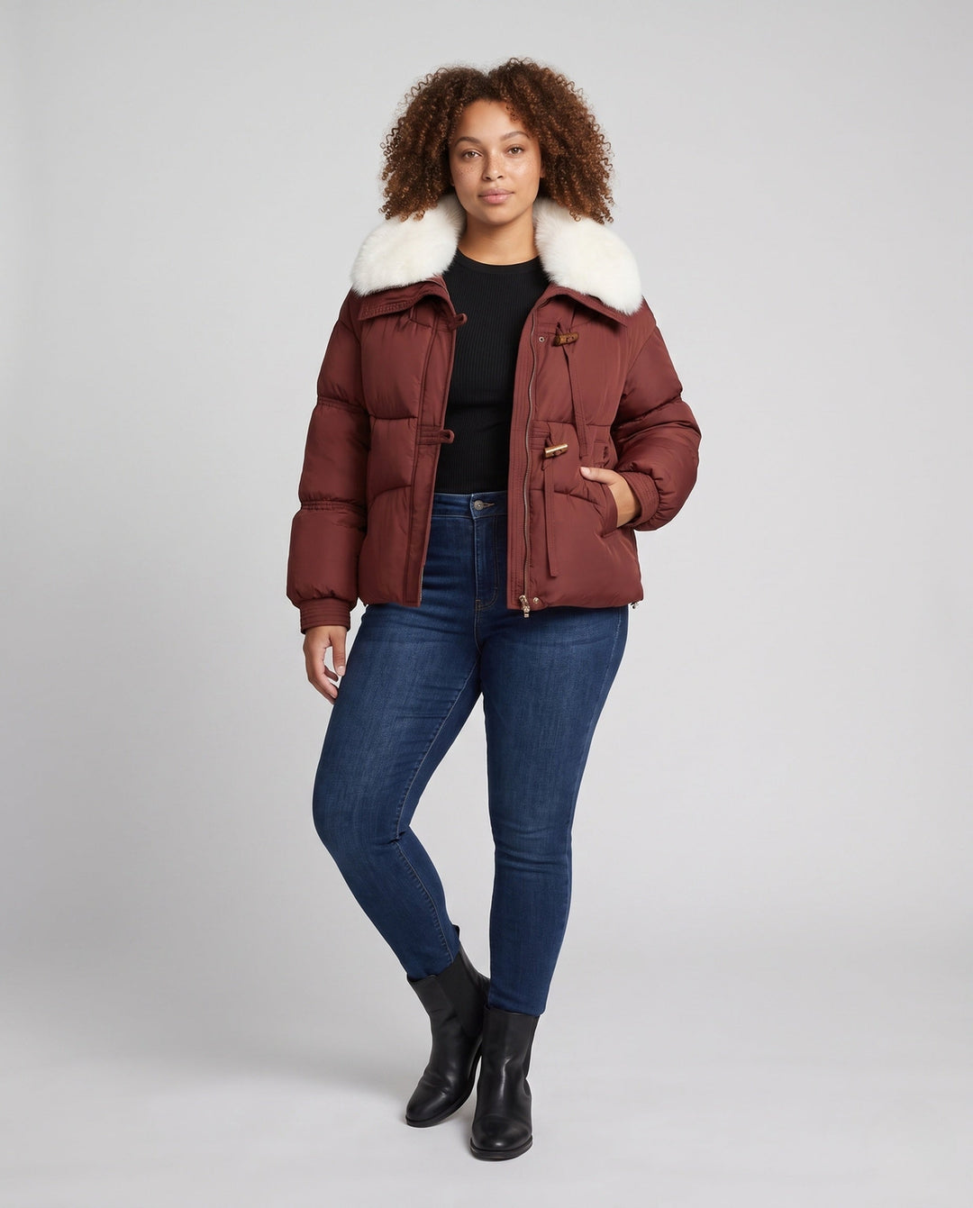 Parka Damska Stylowa Elegancka Nowoczesna