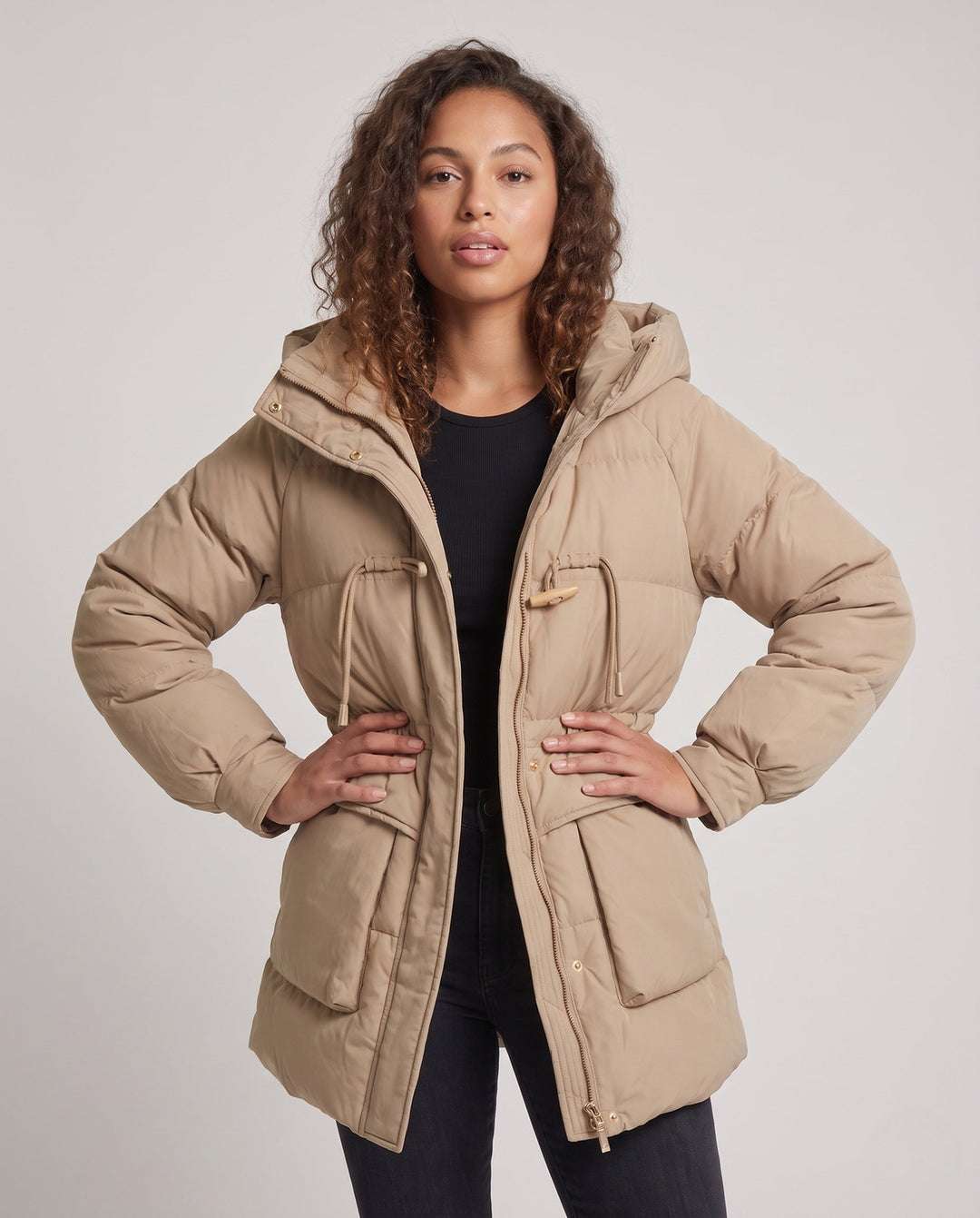 Parka Damska Stylowa Casualowa Nowoczesna
