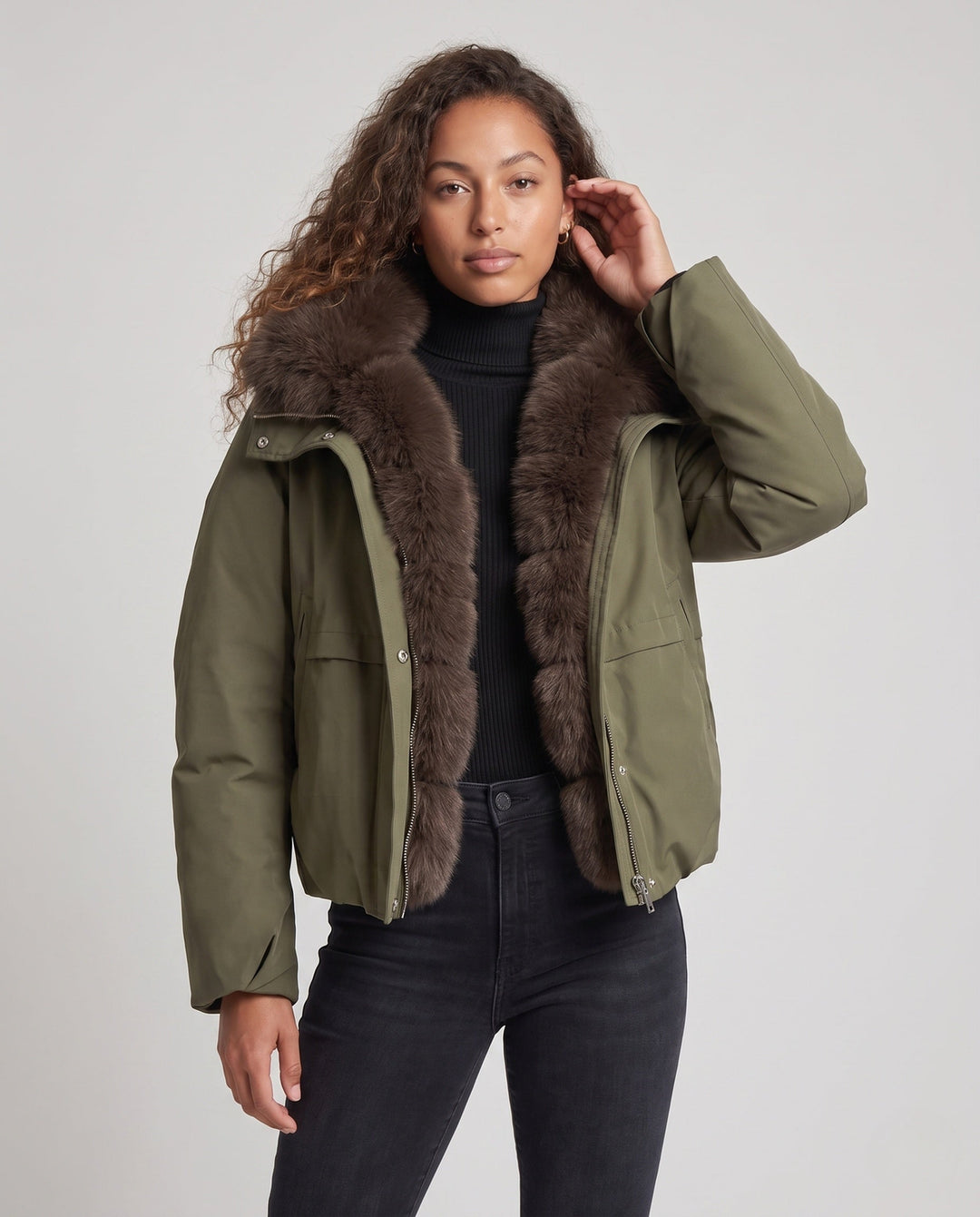 Parka Damska Stylowa Casualowa Elegancka