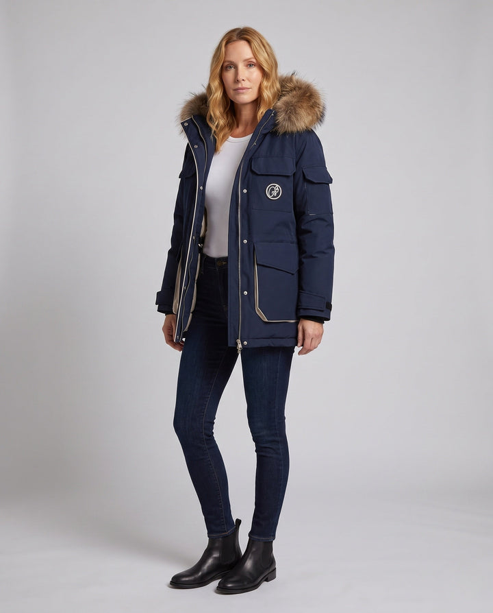 Parka Damska Stylowa Casualowa Nowoczesna