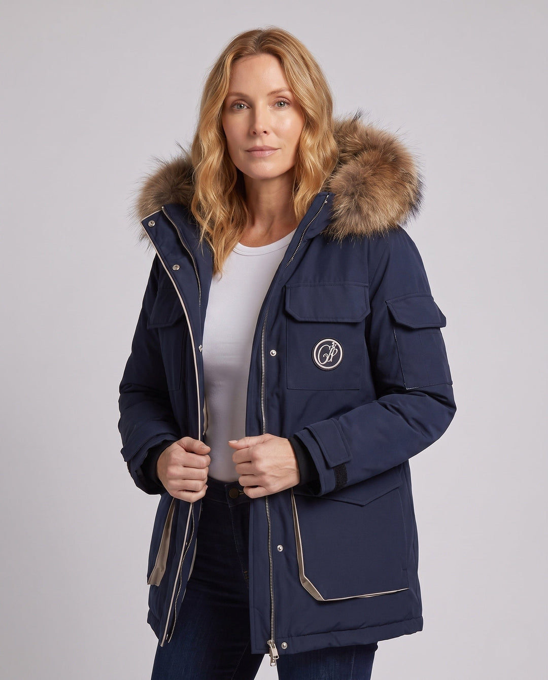 Parka Damska Stylowa Casualowa Nowoczesna