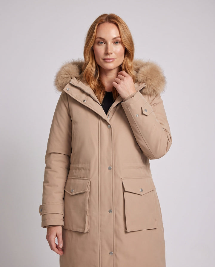 Parka Damska Stylowa Elegancka Lekka