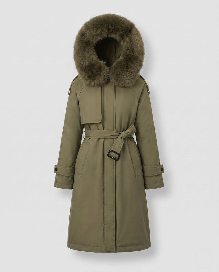 Parka Damska Stylowa Elegancka Lekka