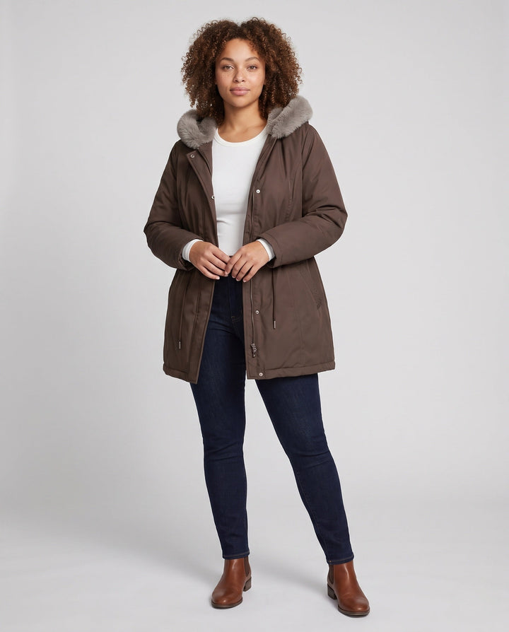 Parka Damska Stylowa Casualowa Elegancka