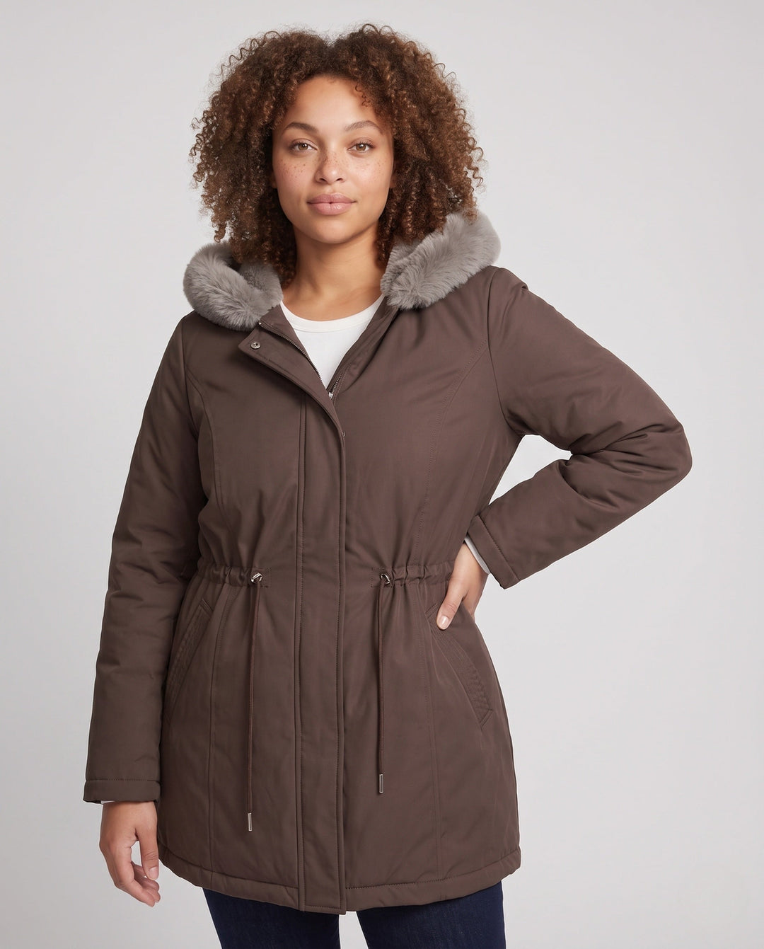 Parka Damska Stylowa Casualowa Elegancka