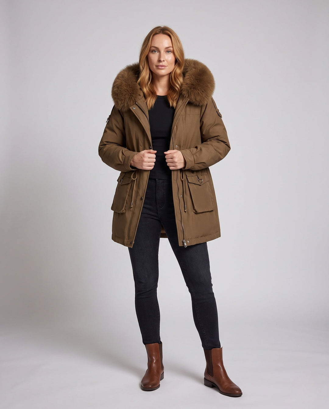 Parka Damska Wygodna Stylowa Nowoczesna