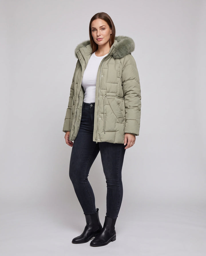 Parka Damska Stylowa Elegancka Nowoczesna