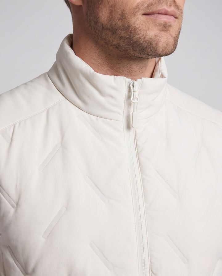 Unisex lekka pikowana Insulated kamizelka z ze stójką i kontrastowy kieszeniami Lumaza