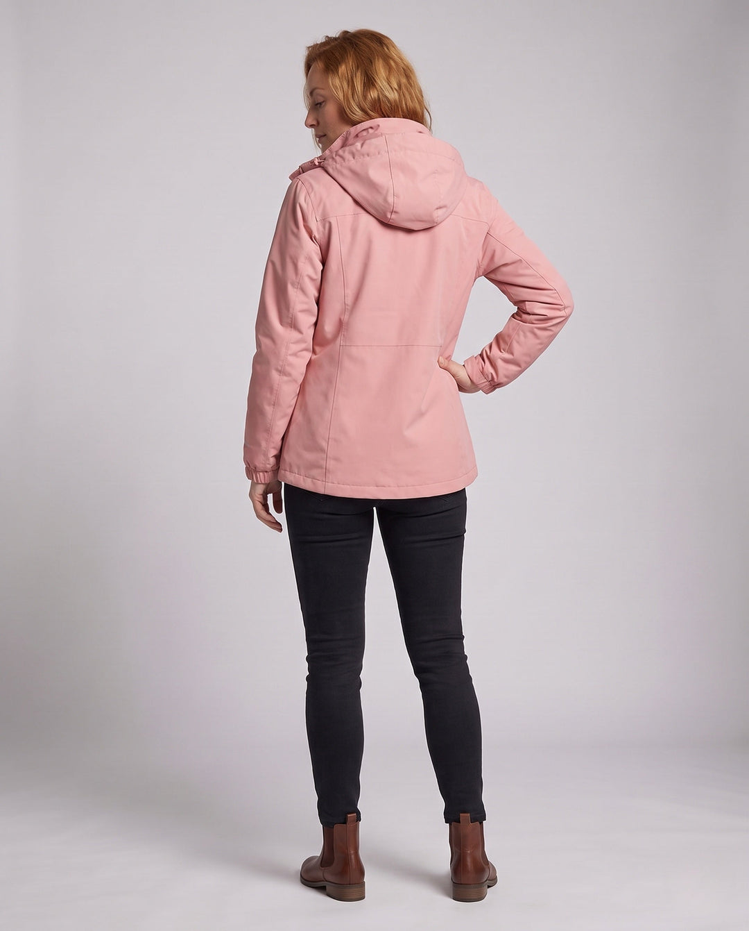 Damska softshellowa parka z removable polarowa inner kurtka i regulowanym hood Lumaza