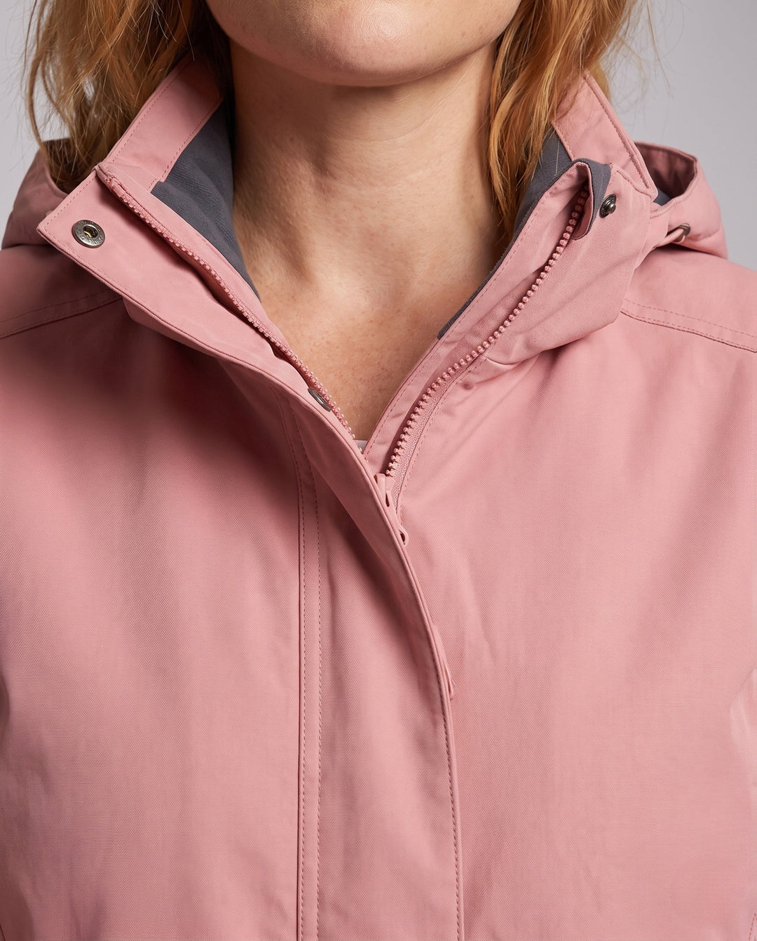 Damska softshellowa parka z removable polarowa inner kurtka i regulowanym hood Lumaza