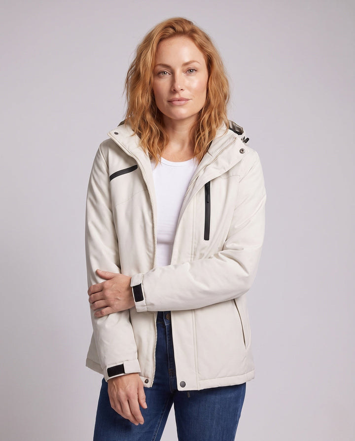 Damska Versatile z kapturem Parka z Warming polarowa Lining i wodoodporna Surface Lumaza