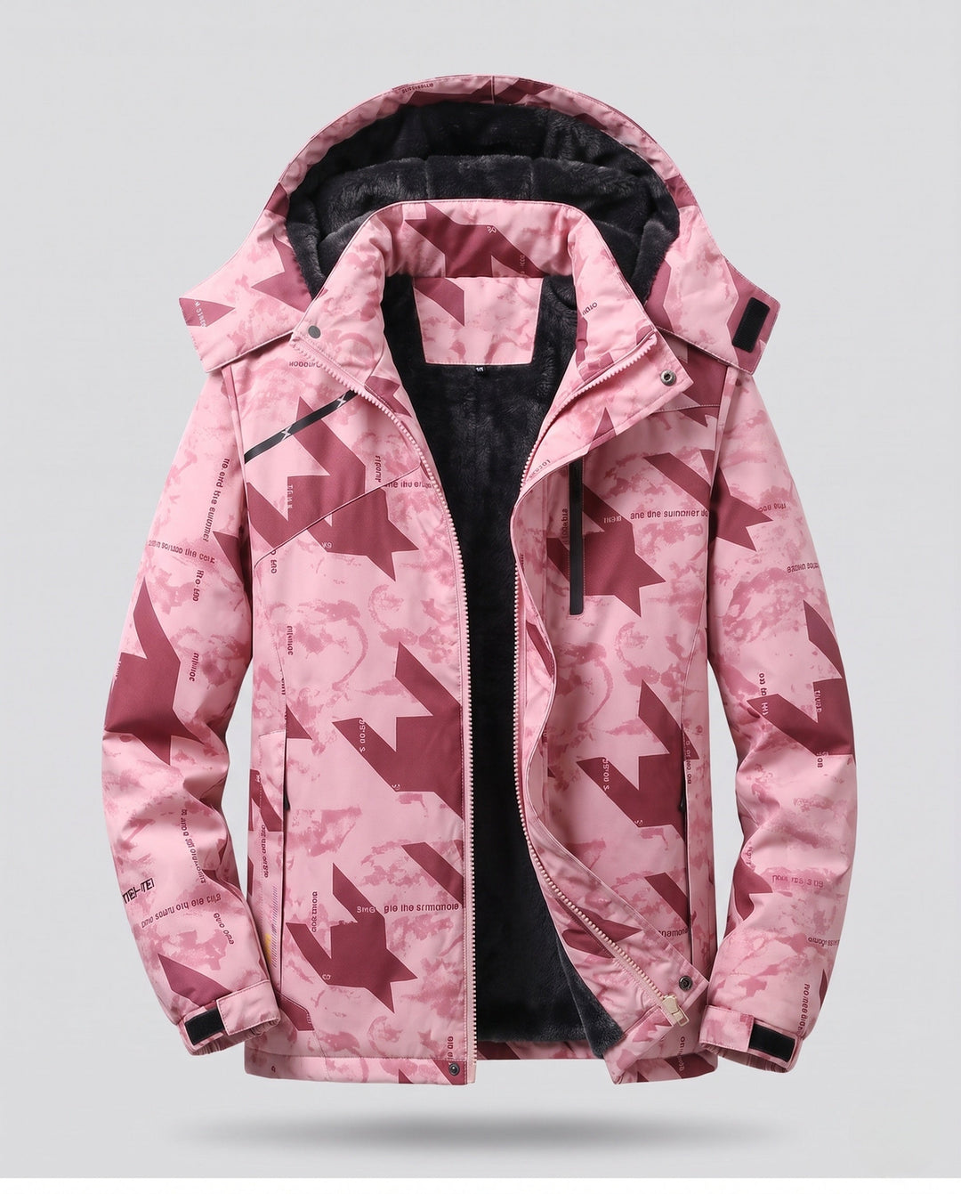 Damska Versatile z kapturem Parka z Warming polarowa Lining i wodoodporna Surface Lumaza