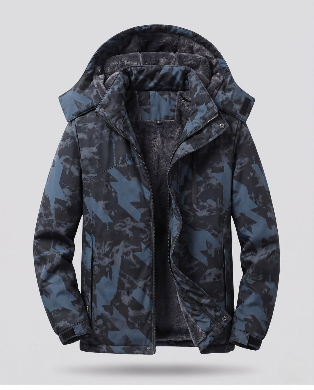 Damska versatile z kapturem parka z warming polarowa lining i wodoodporna surface Lumaza