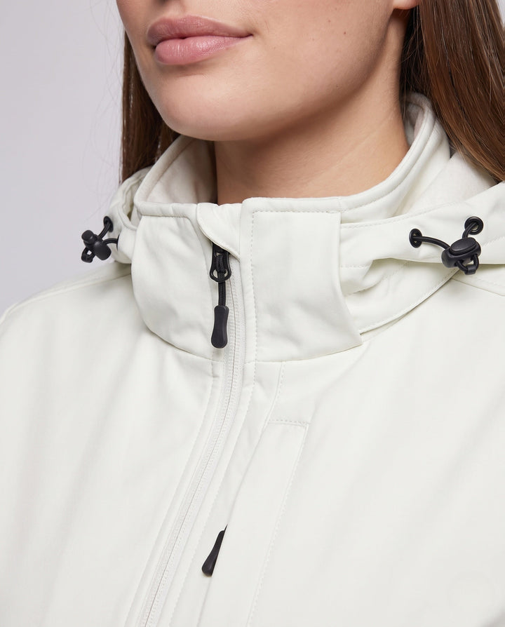 Damska two-layer softshellowa kurtka z removable polarowa inner layer i regulowanym hood Lumaza