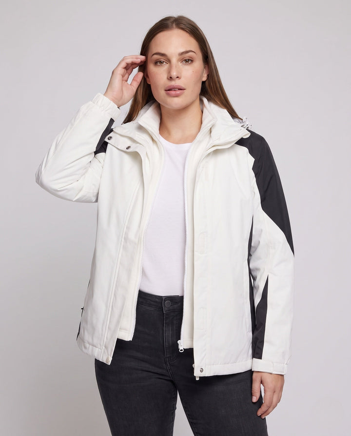 Damska two-piece softshellowa rain kurtka z removable polarowa inner kurtka Lumaza