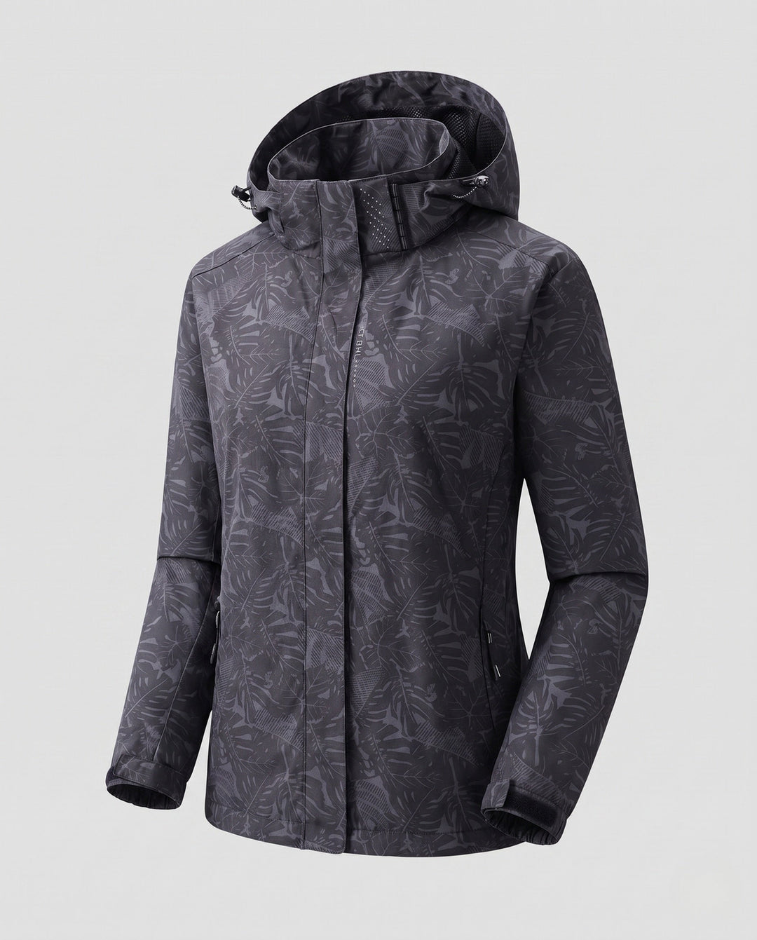 Damska oddychająca funkcjonalna kurtka z regulowanym Hood Design Lumaza