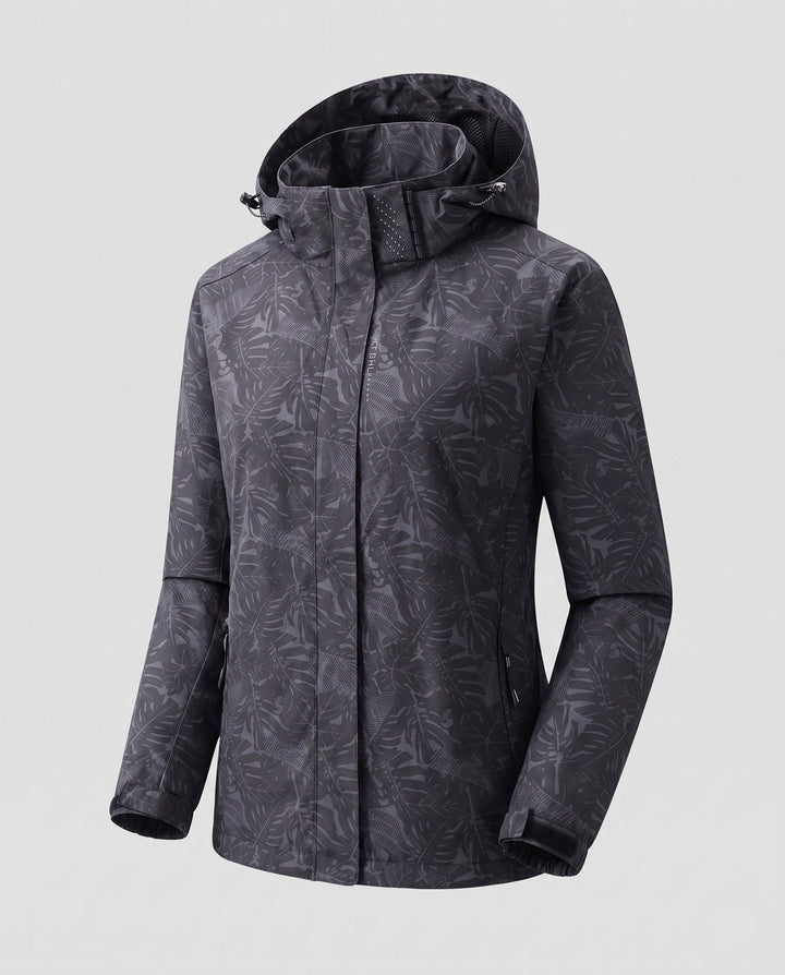 Damska oddychająca funkcjonalna kurtka z regulowanym Hood Design Lumaza