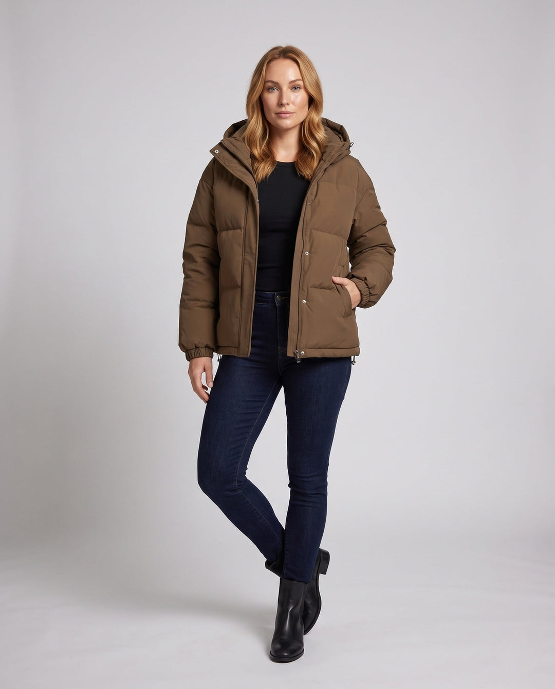 Damska Insulated Winter kurtka z kapturem Lumaza