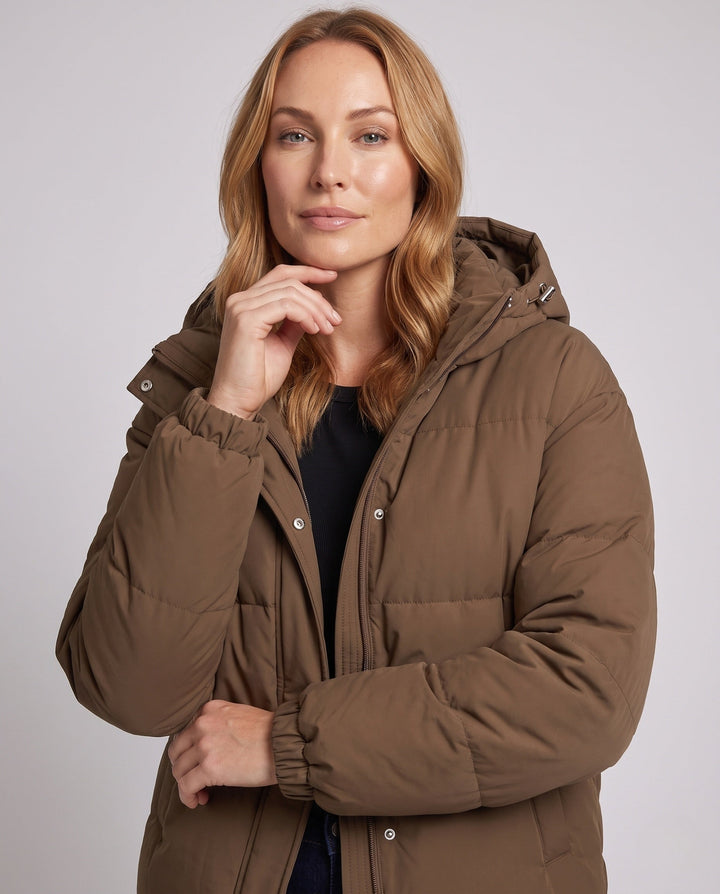 Damska Insulated Winter kurtka z kapturem Lumaza