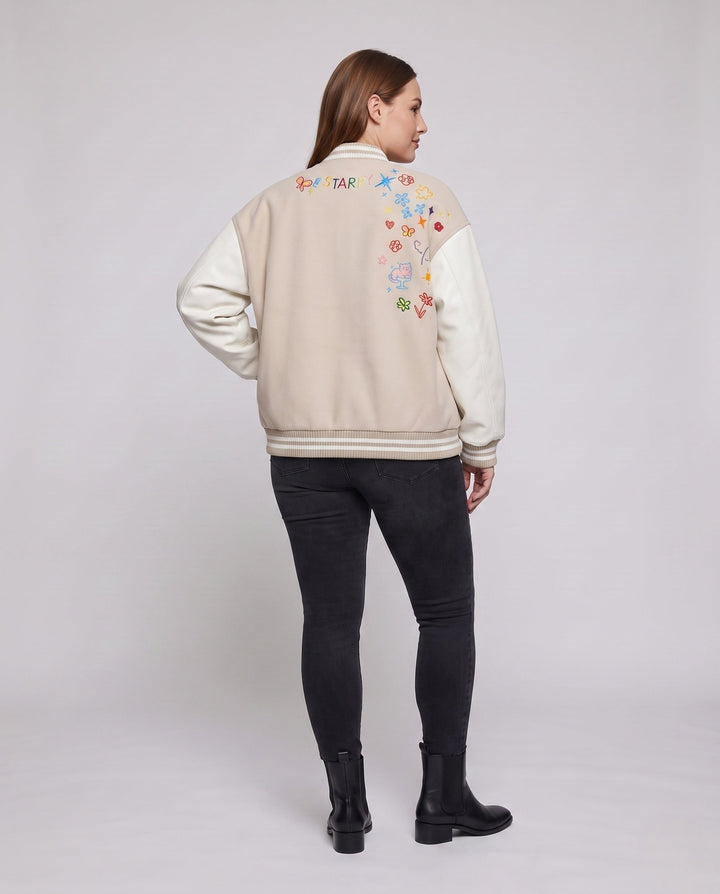 Damska Stylish College kurtka z Unique Embroideries Lumaza