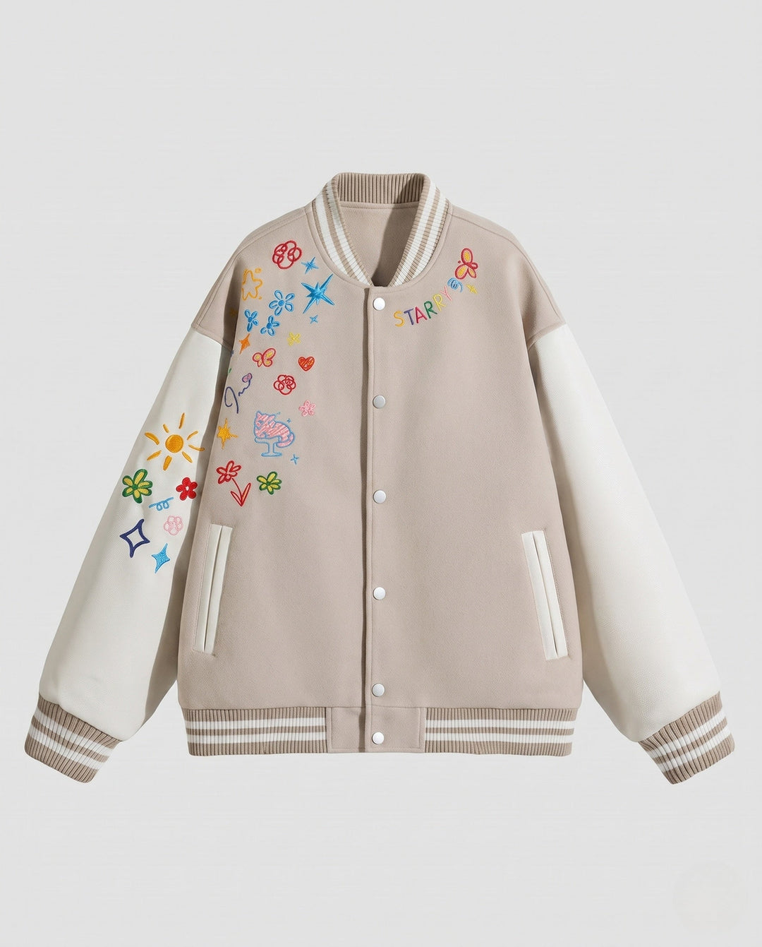 Damska Stylish College kurtka z Unique Embroideries Lumaza