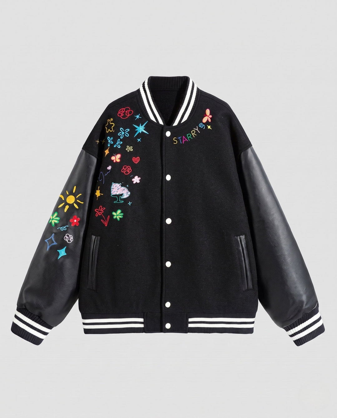 Damska Stylish College kurtka z Unique Embroideries Lumaza