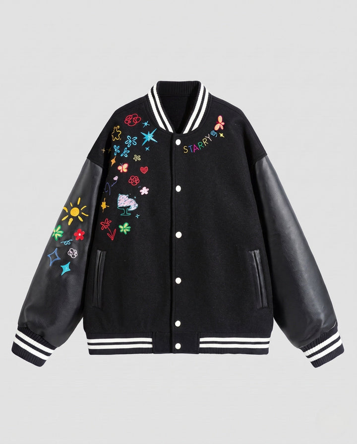 Damska Stylish College kurtka z Unique Embroideries Lumaza