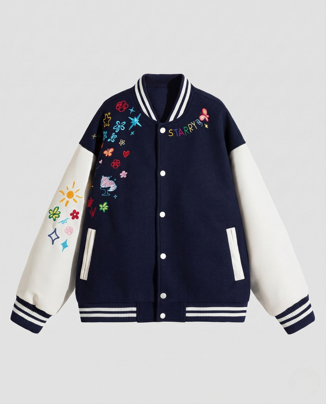 Damska Stylish College kurtka z Unique Embroideries Lumaza