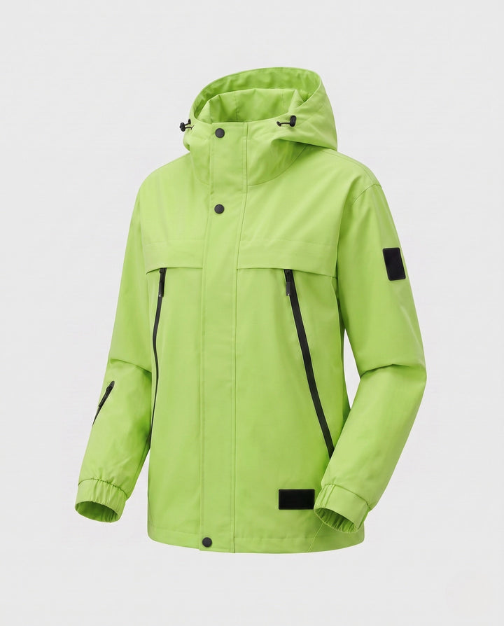 Damska transitional kurtka z kieszeniami i hood Lumaza