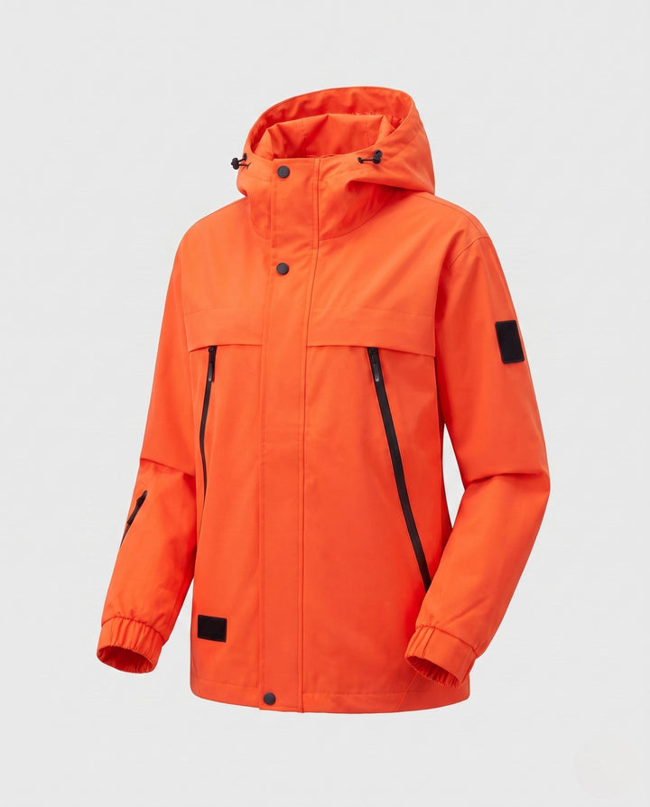 Damska transitional kurtka z kieszeniami i hood Lumaza