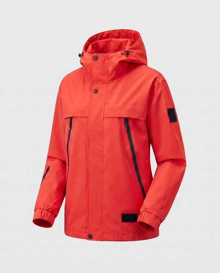 Damska transitional kurtka z kieszeniami i hood Lumaza