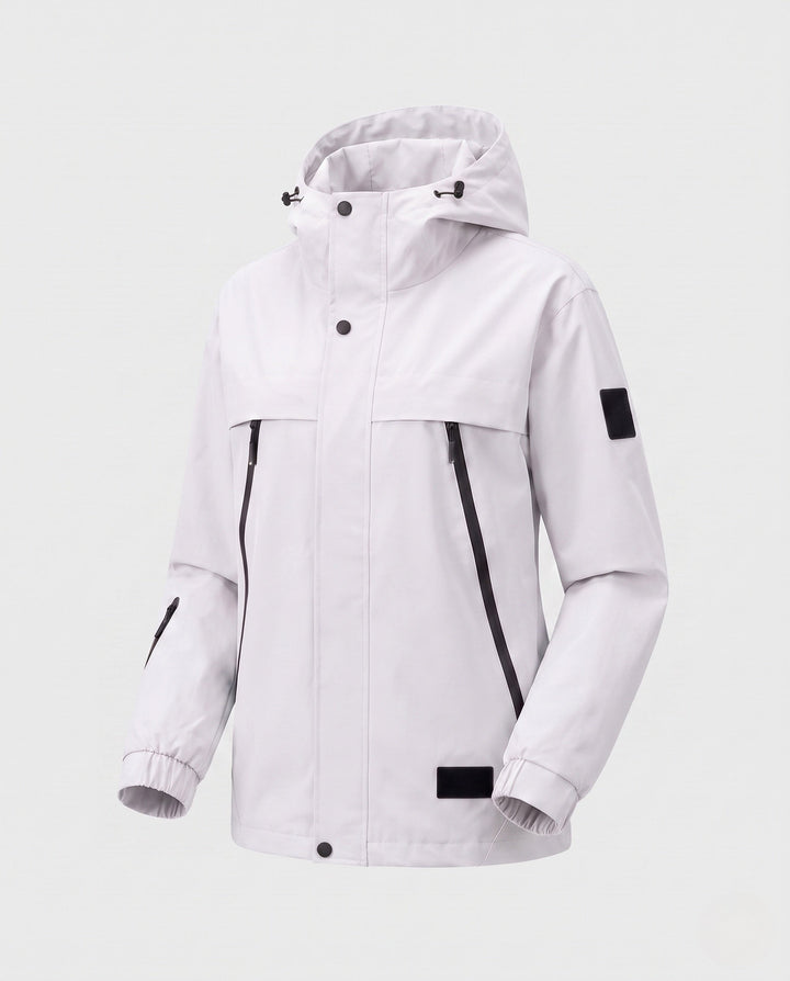 Damska transitional kurtka z kieszeniami i hood Lumaza