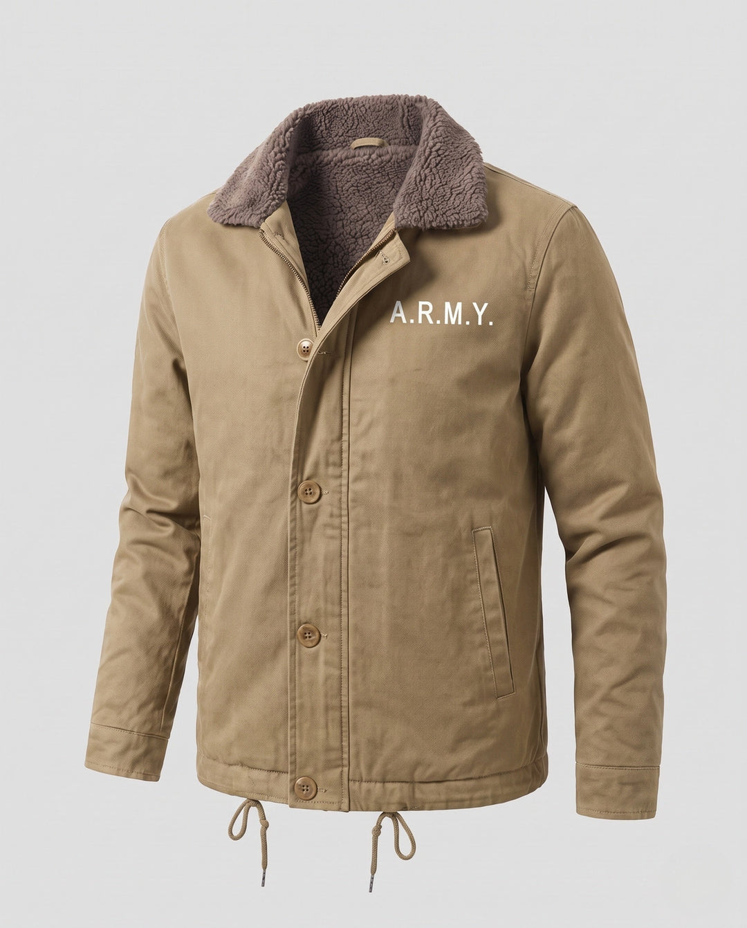 Męski Stylowy Transitional Kurtka z Podszewka