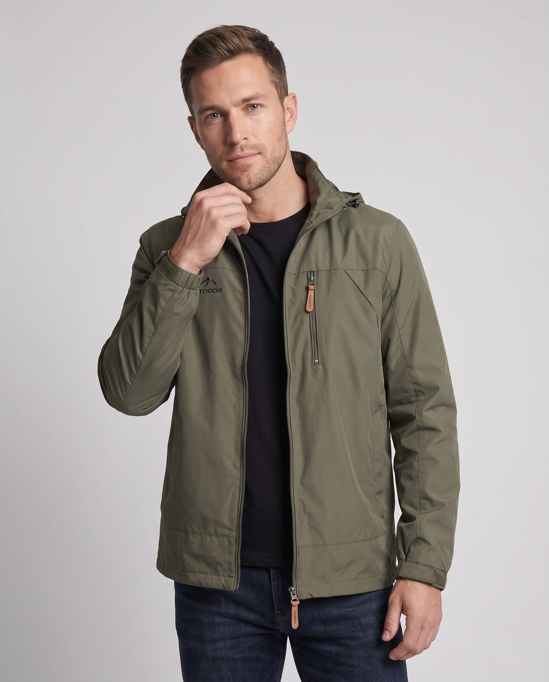 Męski Technical Windbreaker Kurtka