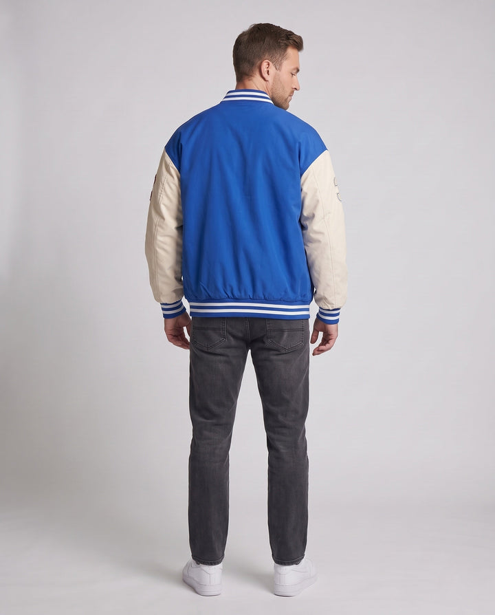 Męski Trendy Varsity Kurtka