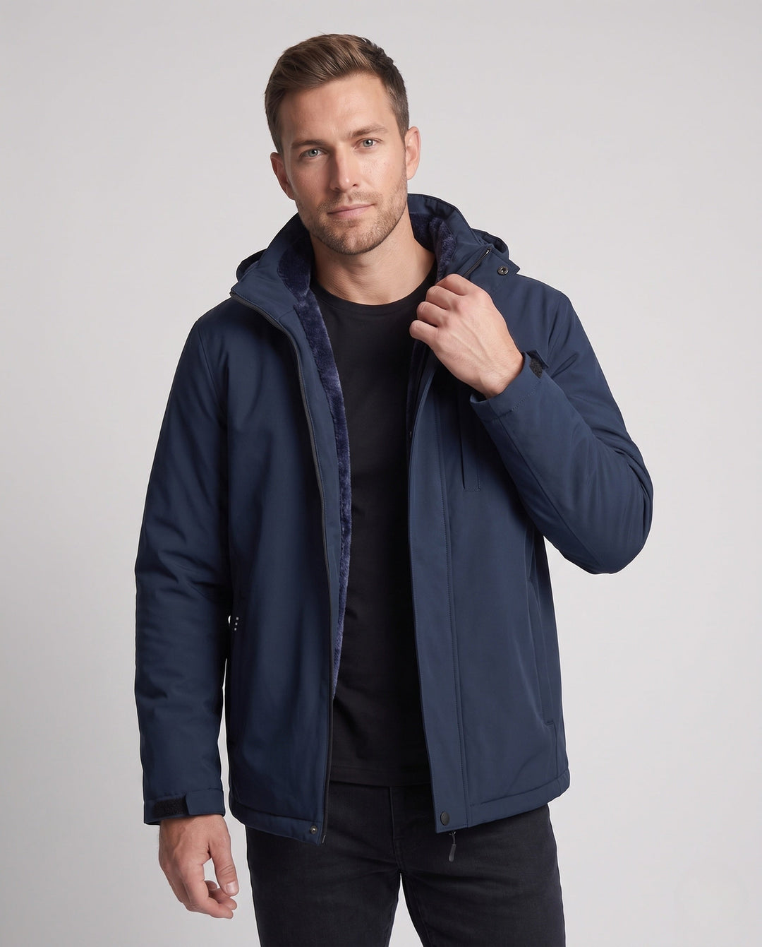 Męski Weatherproof Transitional Kurtka z Polar Podszewka